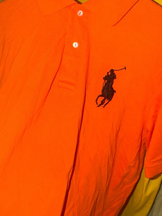 Ralph Lauren Other - Ralph Lauren Bright Orange Polo with Black Pony Logo